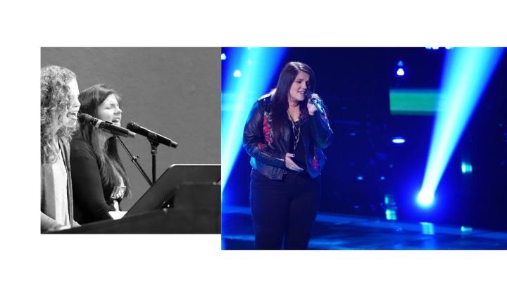 With a bold story came a chance to sing on The Voice