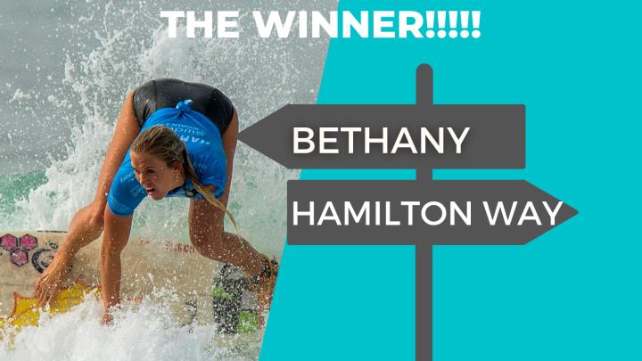 The Winner of the road naming competition!