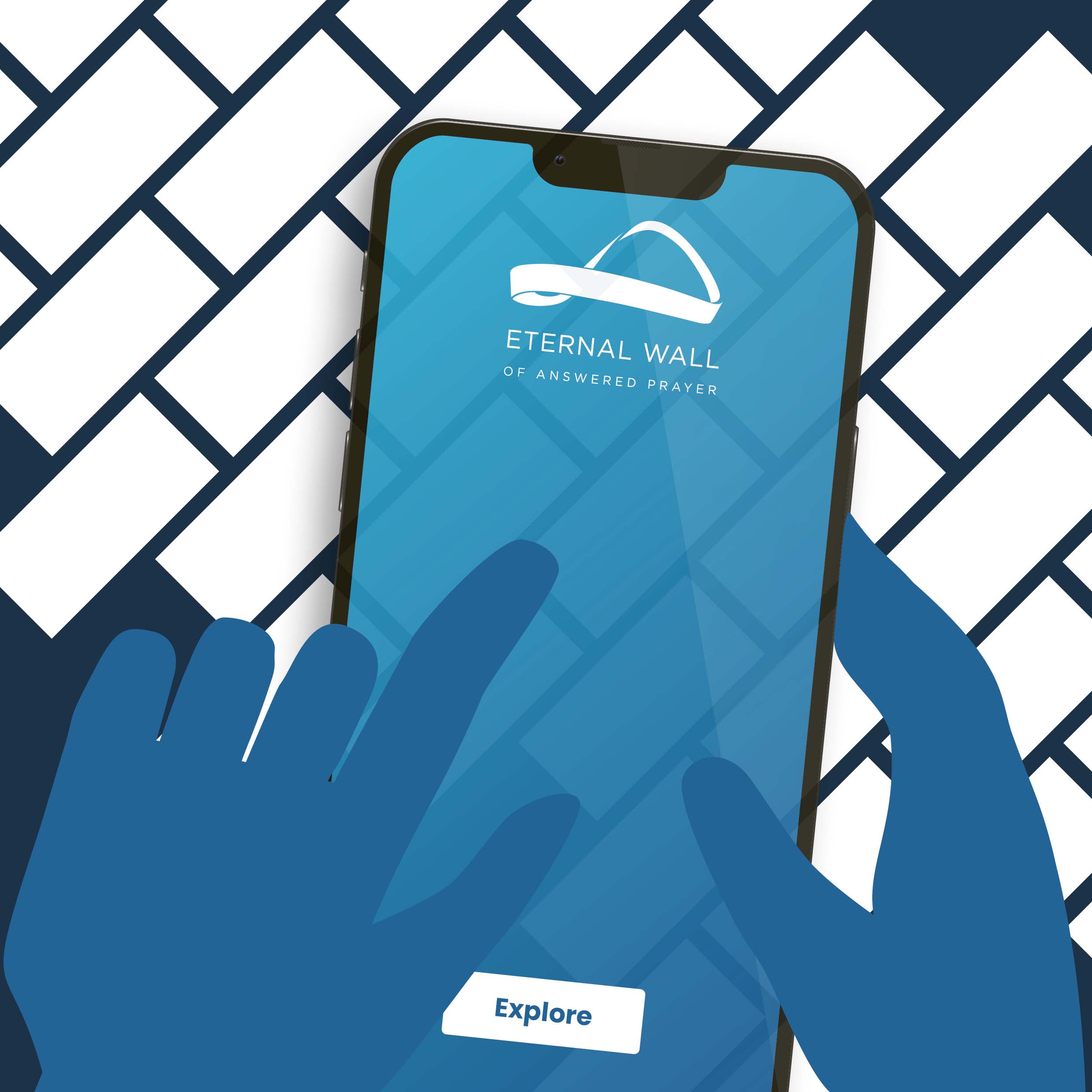 Phone app to view answered prayers Zoom in on hard to reach bricks