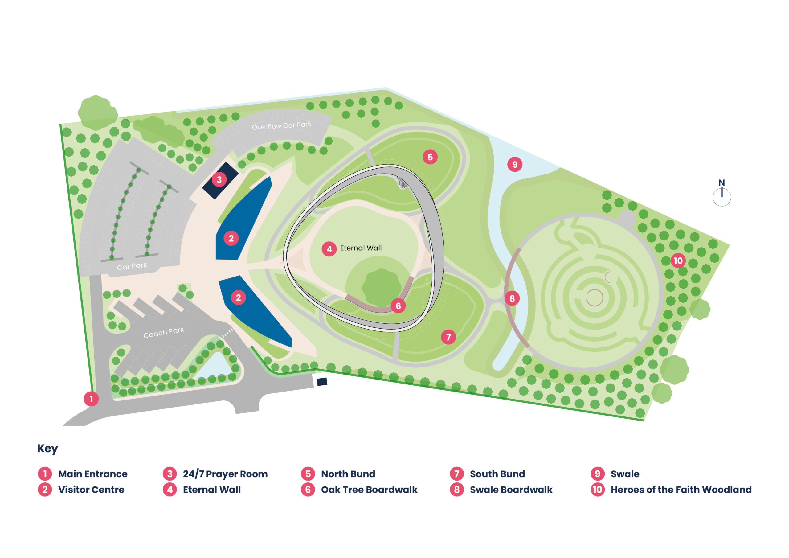 EW Site Plan Eternal Wall Site Map